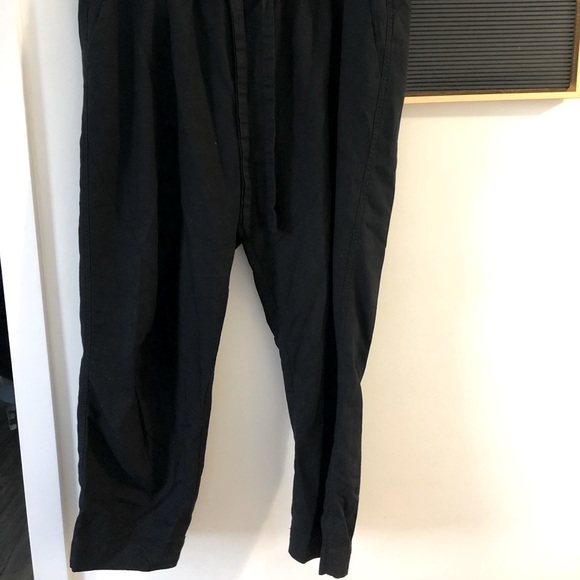 Black paper bag pants - Picture 2 of 2